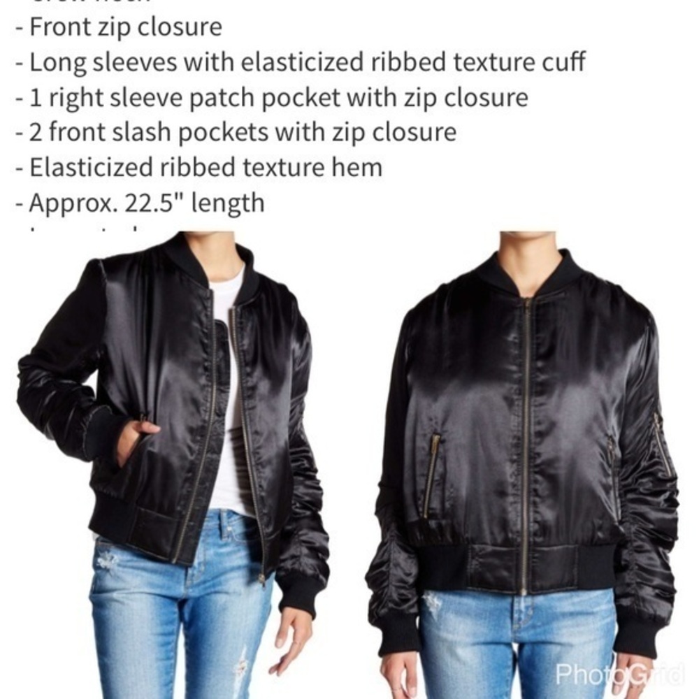 Gold puffer jacket